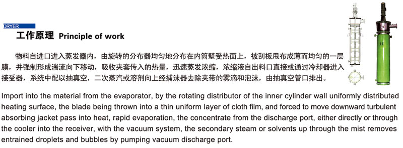 機械攪拌式簿膜式蒸發(fā)器(圖1)